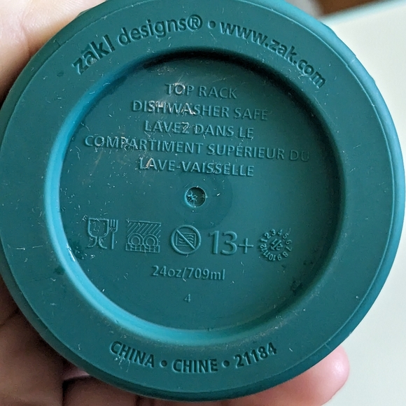 Zak Soft-Touch Insulated Tumbler Jade Green 24oz No sweat Double wall insulation - Picture 9 of 12